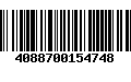 Código de Barras 4088700154748