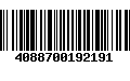 Código de Barras 4088700192191