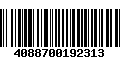 Código de Barras 4088700192313