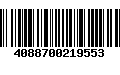 Código de Barras 4088700219553