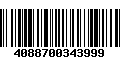 Código de Barras 4088700343999