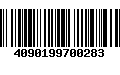 Código de Barras 4090199700283