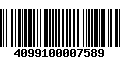 Código de Barras 4099100007589