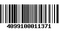 Código de Barras 4099100011371