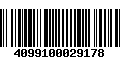 Código de Barras 4099100029178