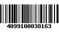 Código de Barras 4099100038163