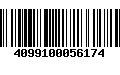 Código de Barras 4099100056174