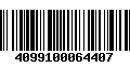 Código de Barras 4099100064407