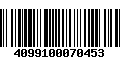 Código de Barras 4099100070453