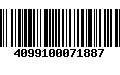 Código de Barras 4099100071887