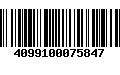 Código de Barras 4099100075847