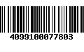 Código de Barras 4099100077803