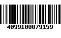 Código de Barras 4099100079159