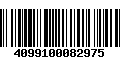 Código de Barras 4099100082975