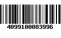 Código de Barras 4099100083996