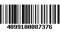 Código de Barras 4099100087376