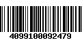 Código de Barras 4099100092479