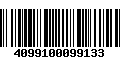 Código de Barras 4099100099133