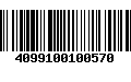 Código de Barras 4099100100570