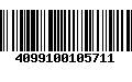 Código de Barras 4099100105711