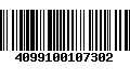 Código de Barras 4099100107302