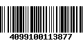 Código de Barras 4099100113877