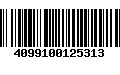 Código de Barras 4099100125313