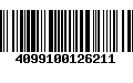 Código de Barras 4099100126211