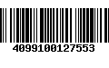 Código de Barras 4099100127553