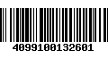 Código de Barras 4099100132601