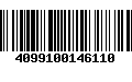 Código de Barras 4099100146110