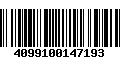 Código de Barras 4099100147193