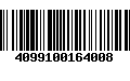 Código de Barras 4099100164008