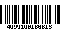 Código de Barras 4099100166613