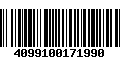 Código de Barras 4099100171990