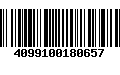 Código de Barras 4099100180657