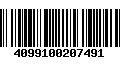 Código de Barras 4099100207491