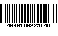 Código de Barras 4099100225648