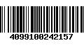 Código de Barras 4099100242157