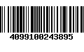 Código de Barras 4099100243895