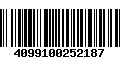 Código de Barras 4099100252187