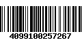 Código de Barras 4099100257267