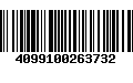 Código de Barras 4099100263732