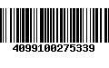 Código de Barras 4099100275339