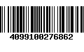 Código de Barras 4099100276862