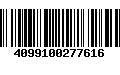 Código de Barras 4099100277616