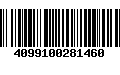 Código de Barras 4099100281460