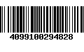 Código de Barras 4099100294828