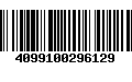 Código de Barras 4099100296129