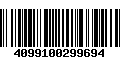 Código de Barras 4099100299694